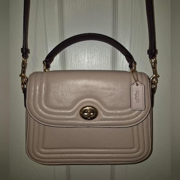 *RARE* Vintage Coach Leather Handbag - Picture 11 of 11